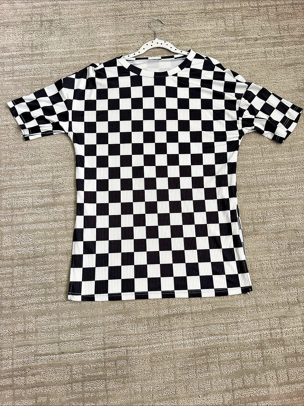 Black & White Checkered Set